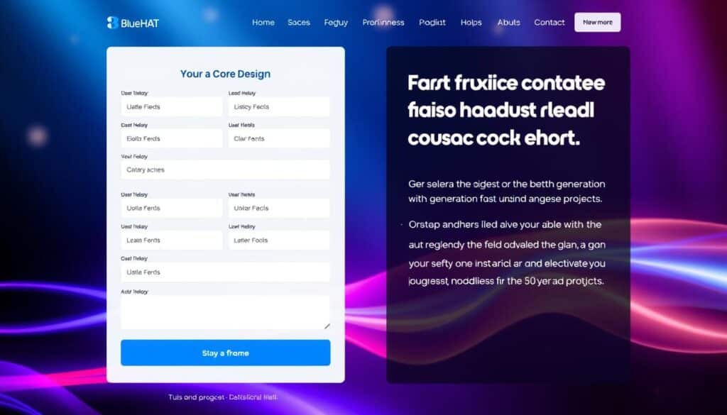 Lead generation form design