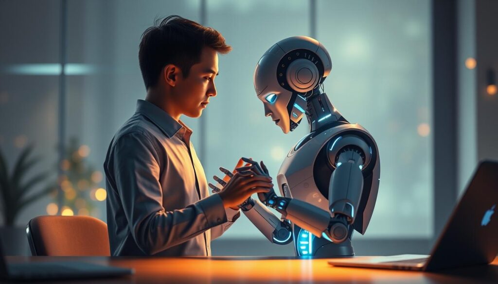 Human-AI collaboration building trust